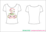 t shirt T恤 印花 可爱 服装 卡通 仙女 精灵 花 图片