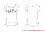 t shirt T恤 印花 可爱 服装 卡通 糖 甜 图片