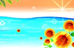 夏天海滩