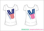 t shirt T恤 印花 可爱 服装 卡通 V 五角星 星条 美国 图片