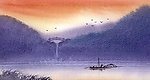 手绘风景