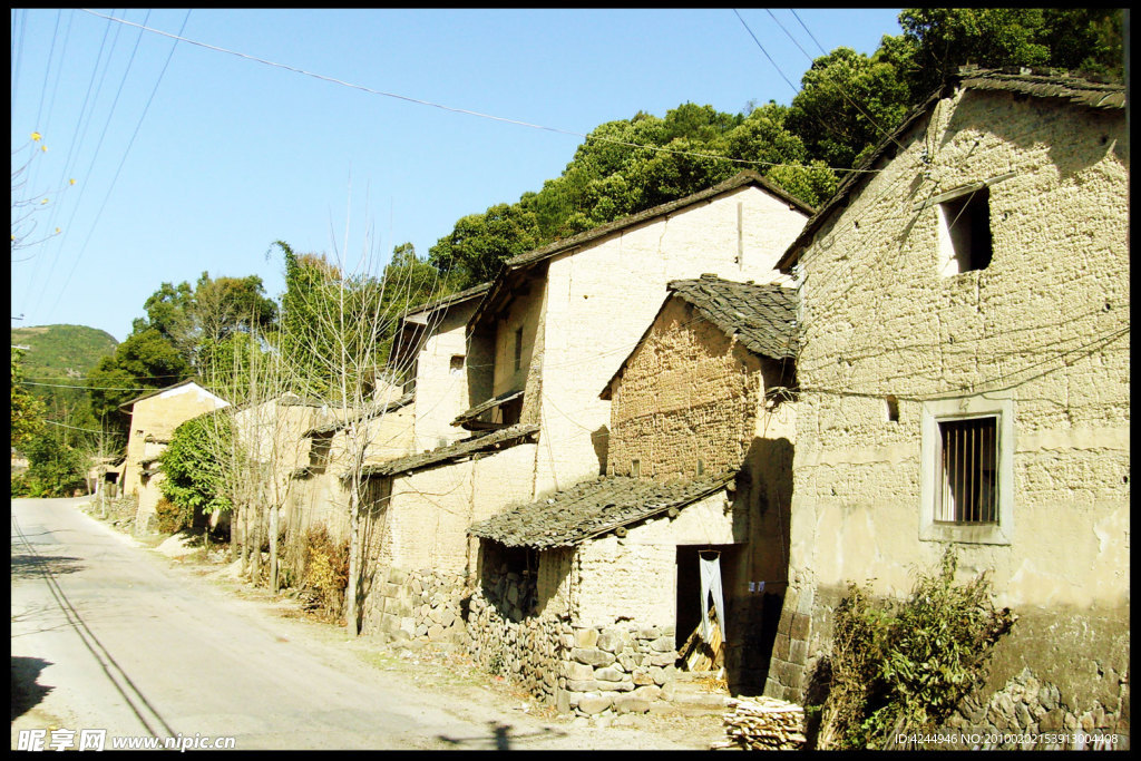 福建古老乡村老房