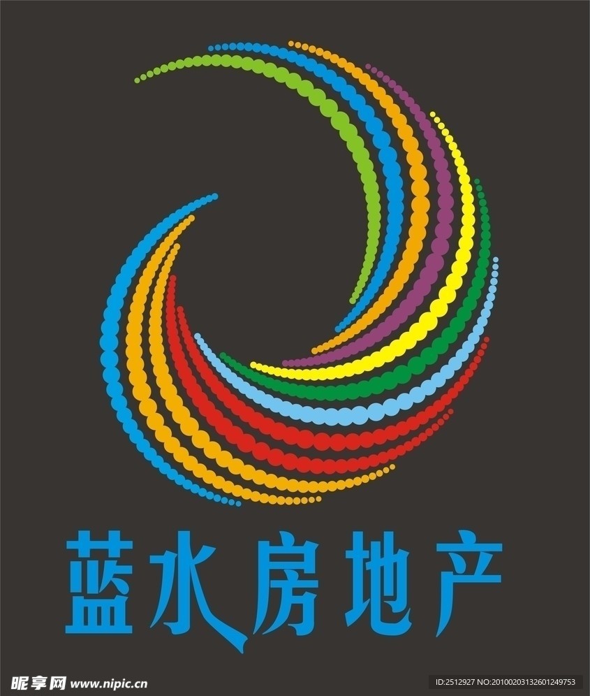 蓝水房地产logo