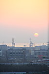 长江夕照