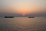 长江夕照