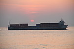长江夕照