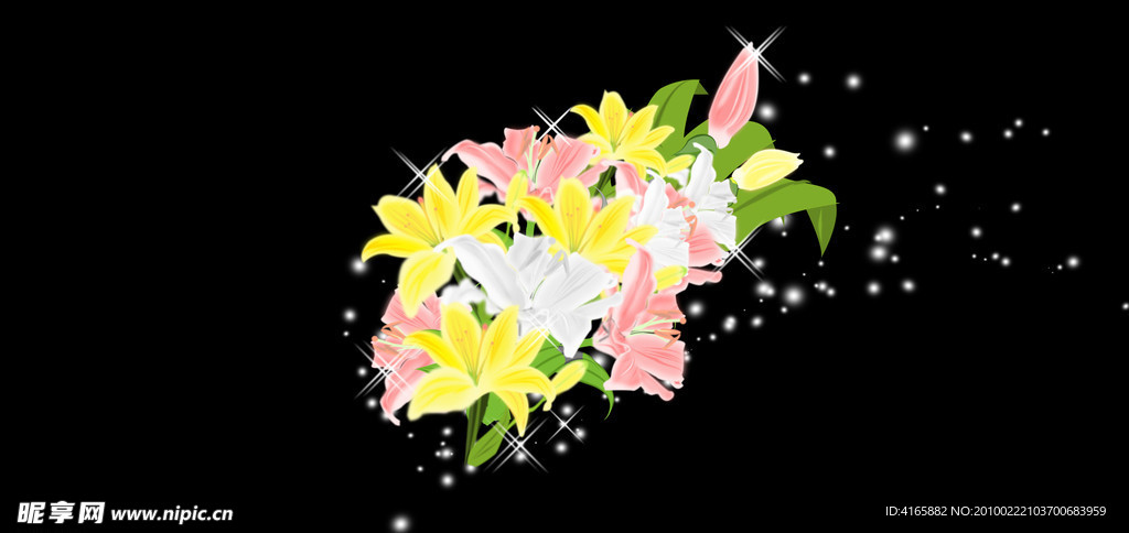 百合花束