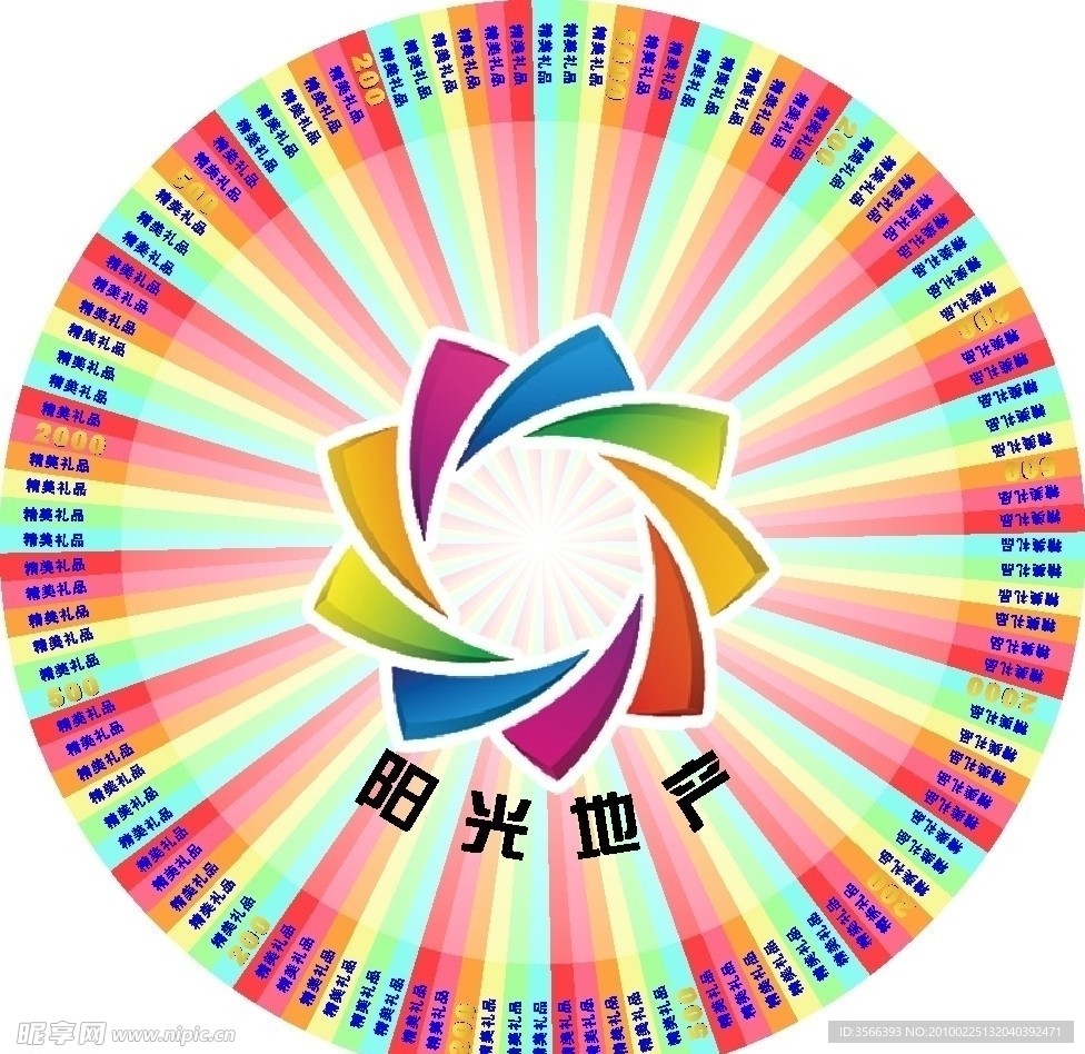 抽奖转盘底版