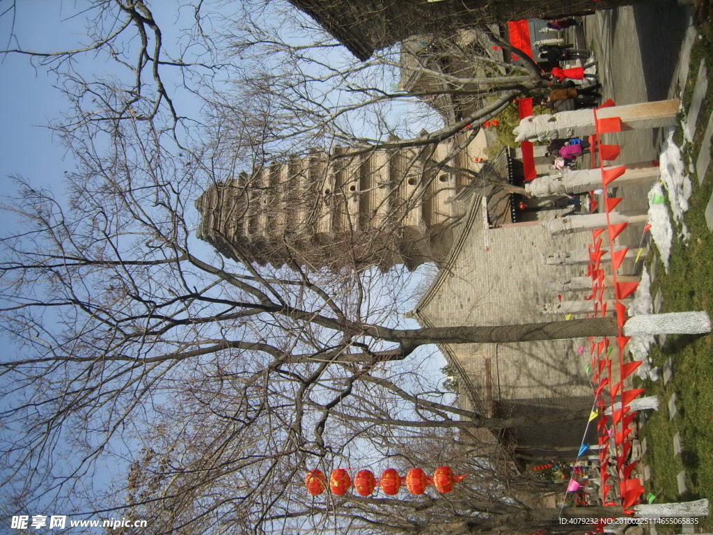 西安小雁塔远景三