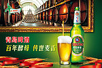 青岛啤酒灯箱