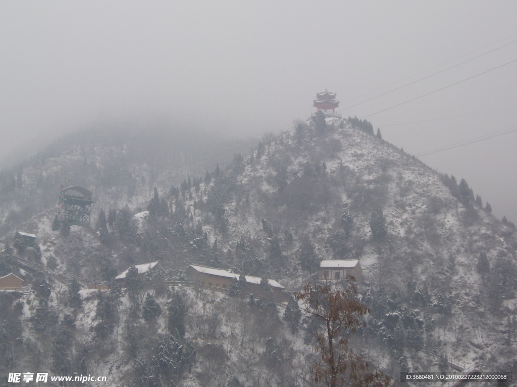 陕西临潼骊山雪韵