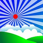 阳光草地
