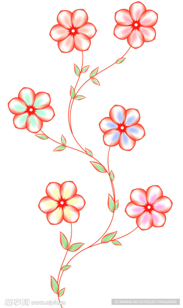 透明花