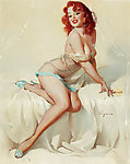 美女高清油画