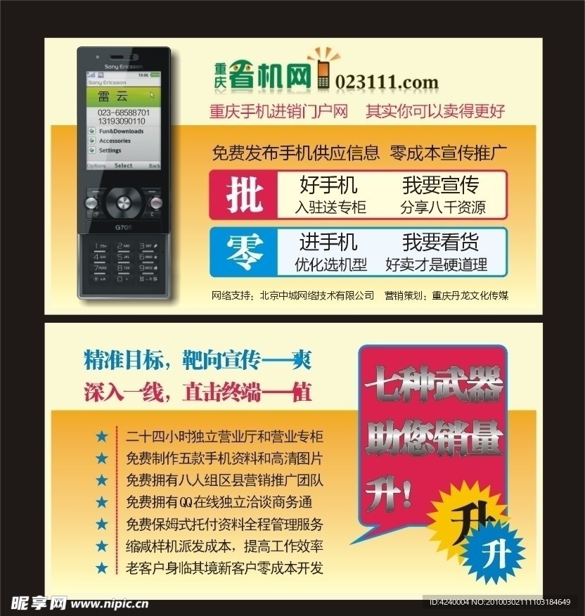 看机网卡片