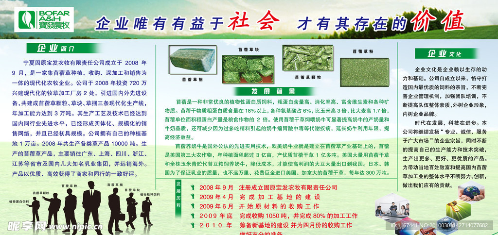 牧业办公室墙体广告