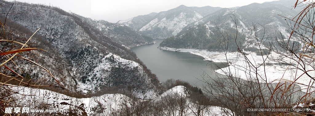 安徽大别山雪景