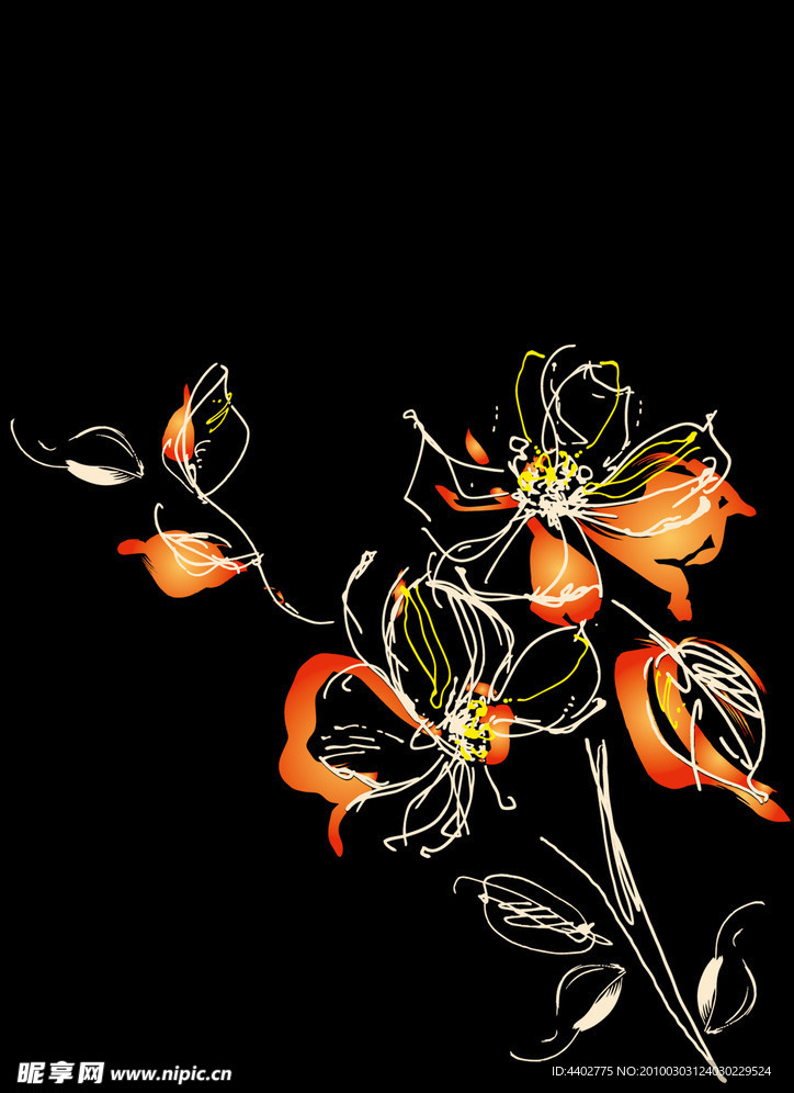 韩国分层花纹