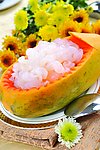 木瓜炖雪蛤