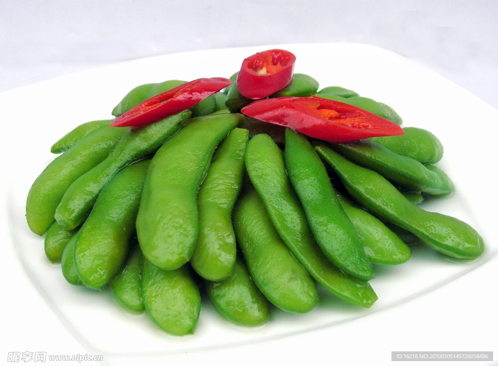 红椒毛豆