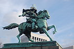 日本武士雕像
