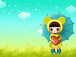 雨伞娃娃