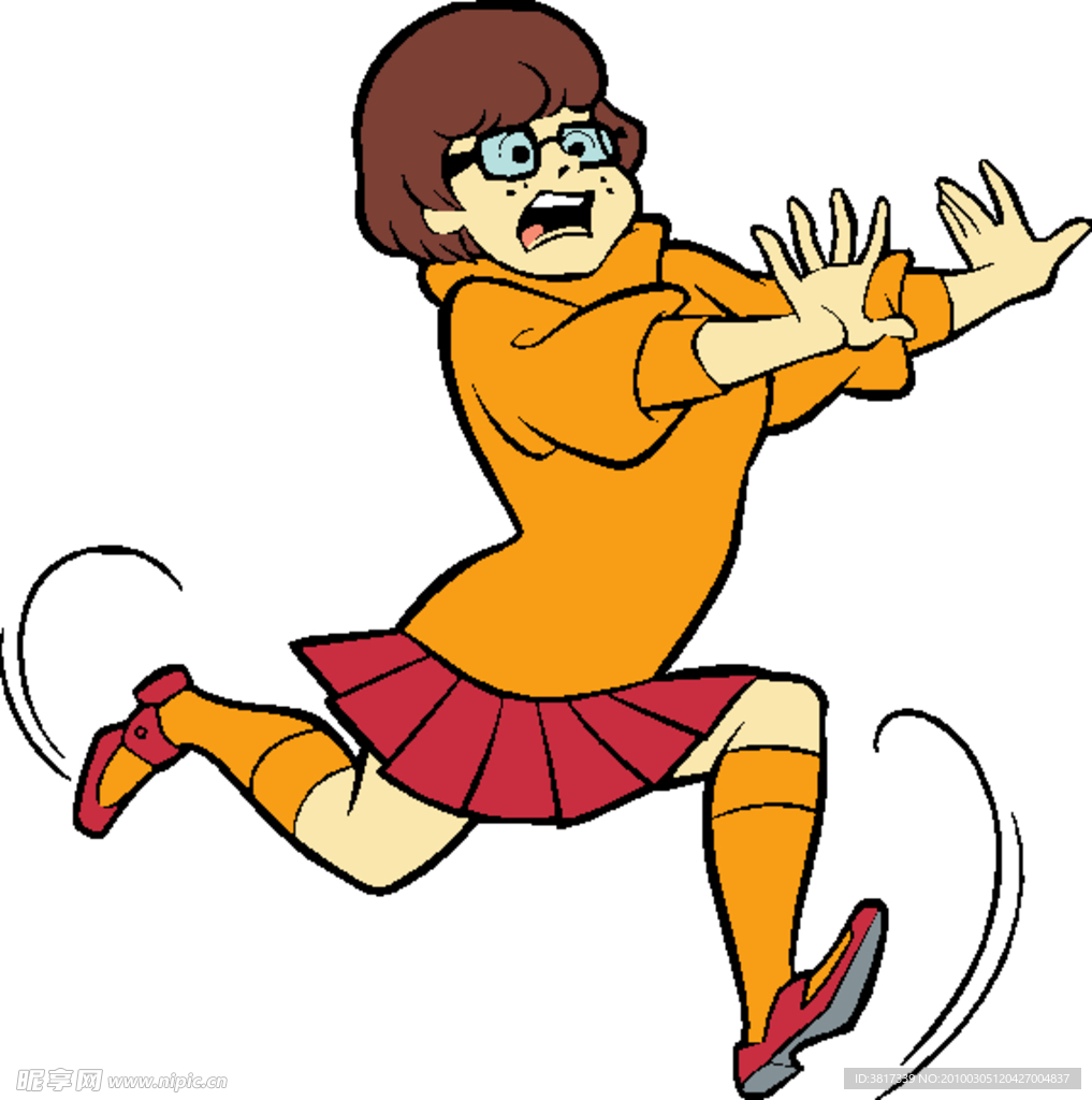 卡通动漫人物 史酷比 狗 VELMA