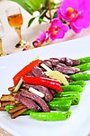 杭椒野苗炒牛柳
