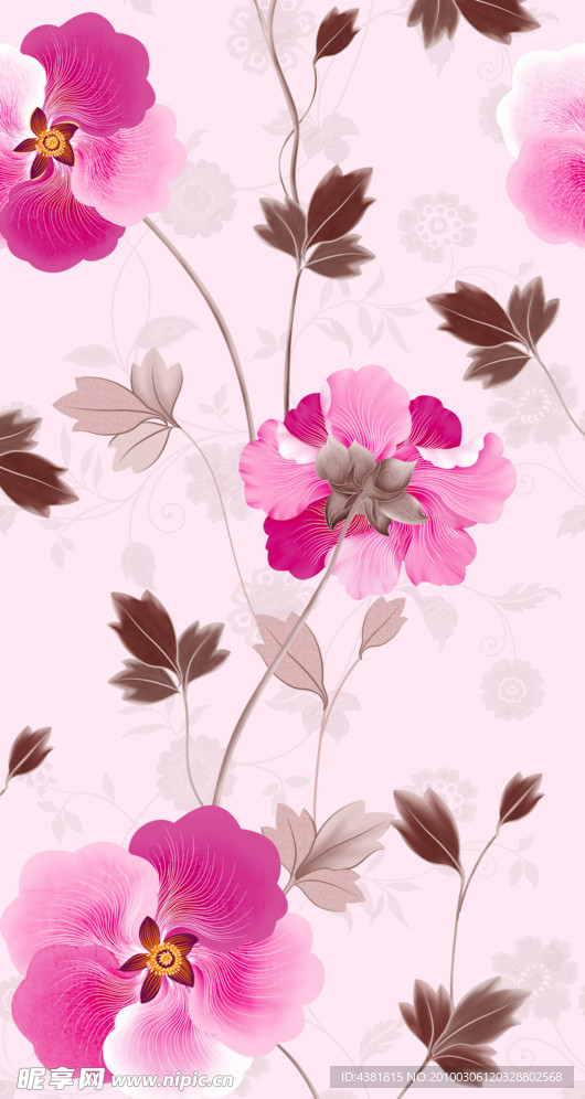 粉色花朵