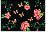 蝴蝶花边