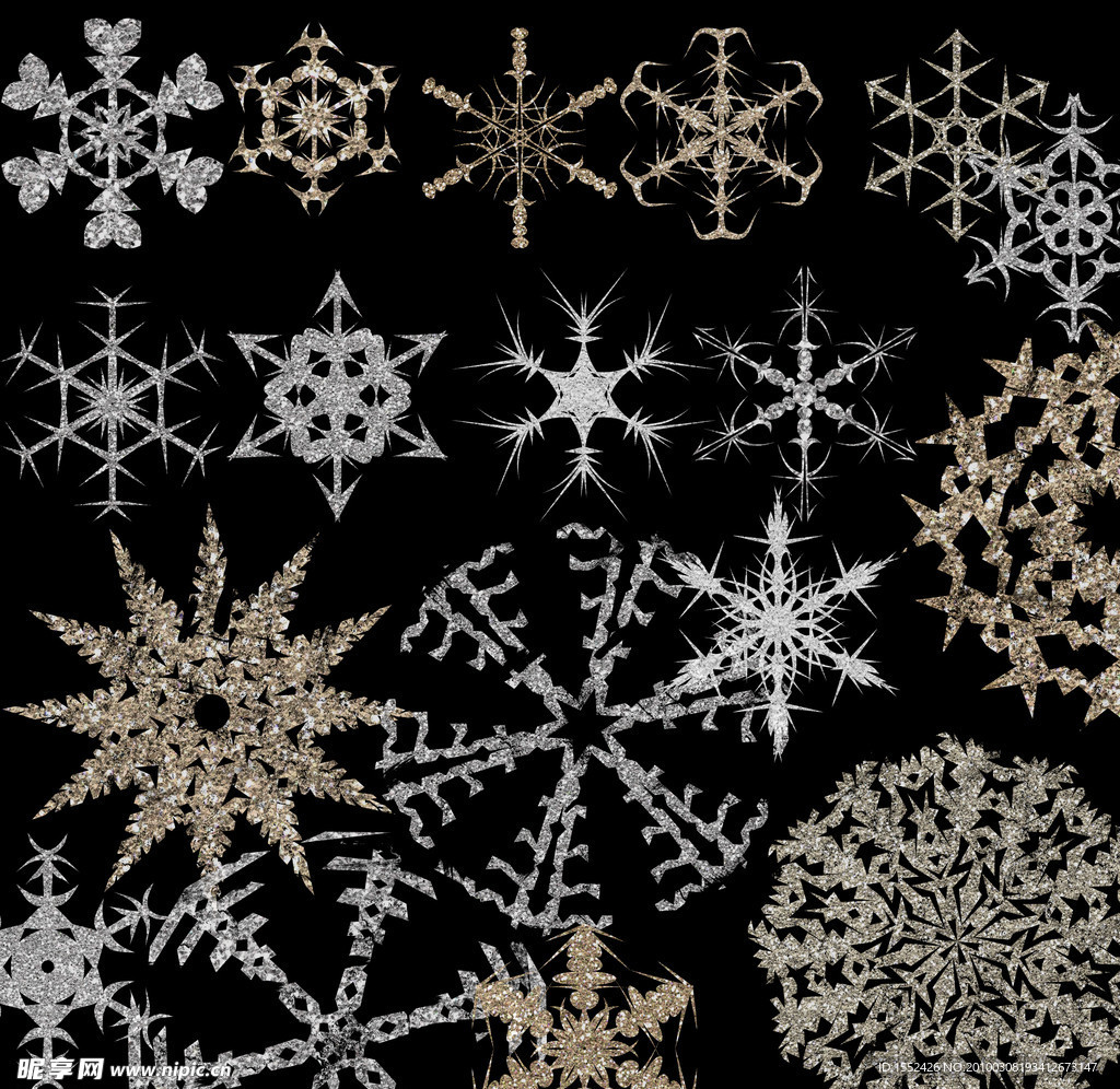 精美雪花