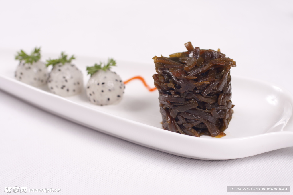 精美菜品 酥海带