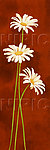 花卉油画121 （30厘米 X 90厘米 ）
