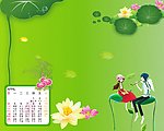 2010年台历模板
