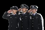 警察敬礼抽出完成图