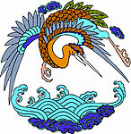 松鶴海水插图