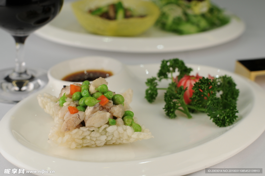 蟹肉炒蜜豆