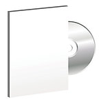 空白CD DVD包装矢量素材