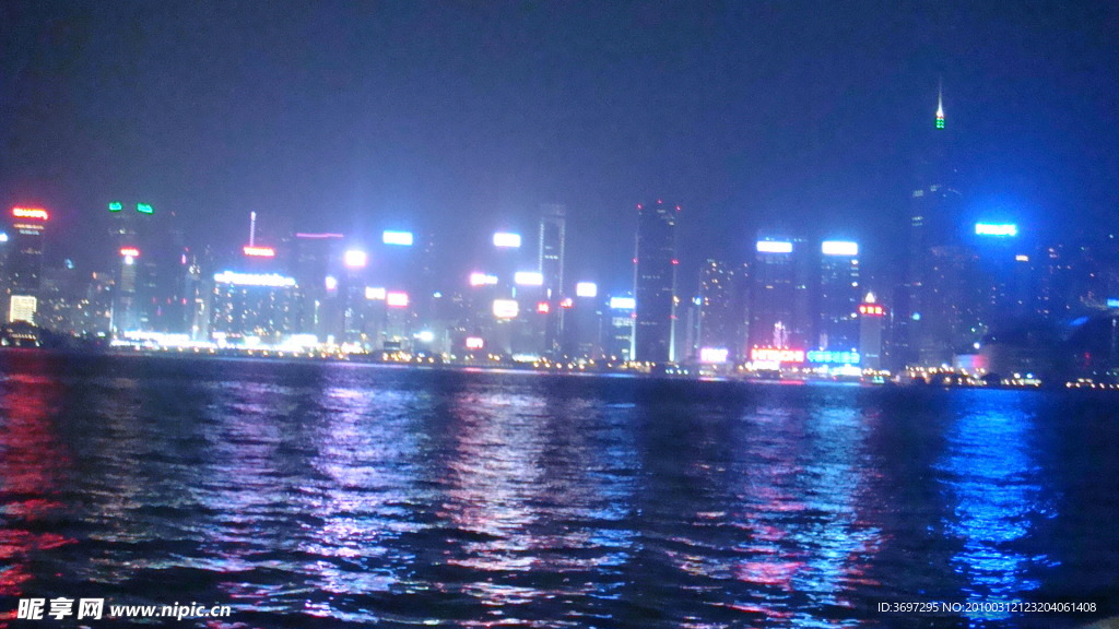 迪拜 夜景图片