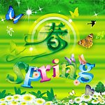 春天吊旗