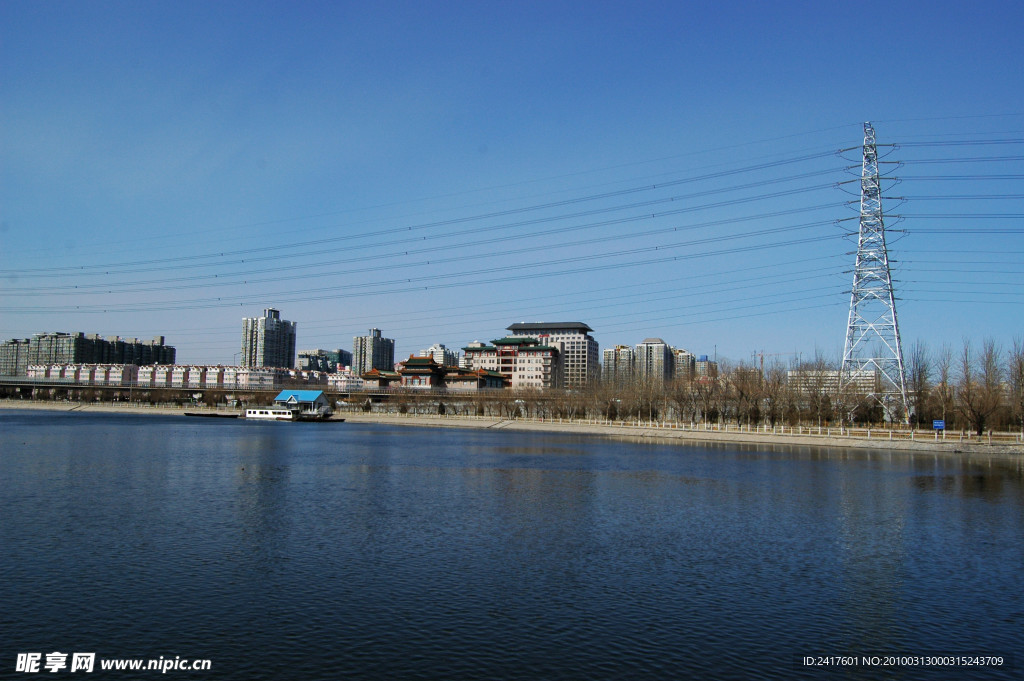 北京东郊紫檀宫远眺外景