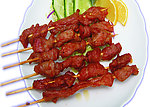 澳门街特色牛仔肉串