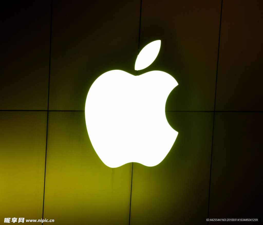 苹果logo金色