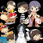卡通 漫画 人物 可爱 男孩 女孩