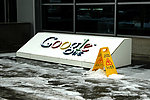 google谷歌中国的标志牌