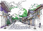 手绘效果图
