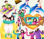 幸福家庭生活