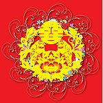 婚庆 喜字 剪纸 红双喜