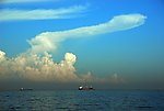 蓝天 白云 海岛 大海