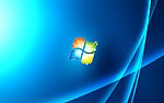 Windows 7 炫光分层背景素材
